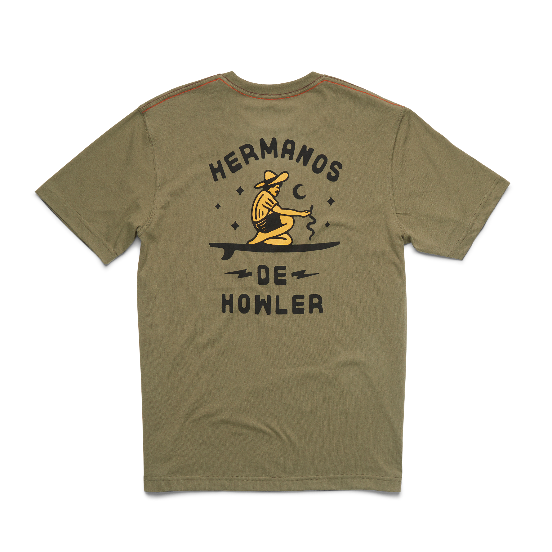 Howler Brothers T-shirt Trout Bolt : Athletic Grey Heather