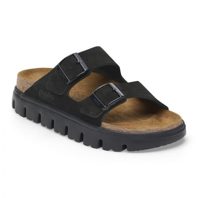 Birkenstock Arizona Chunky Suede Leather Black/Black