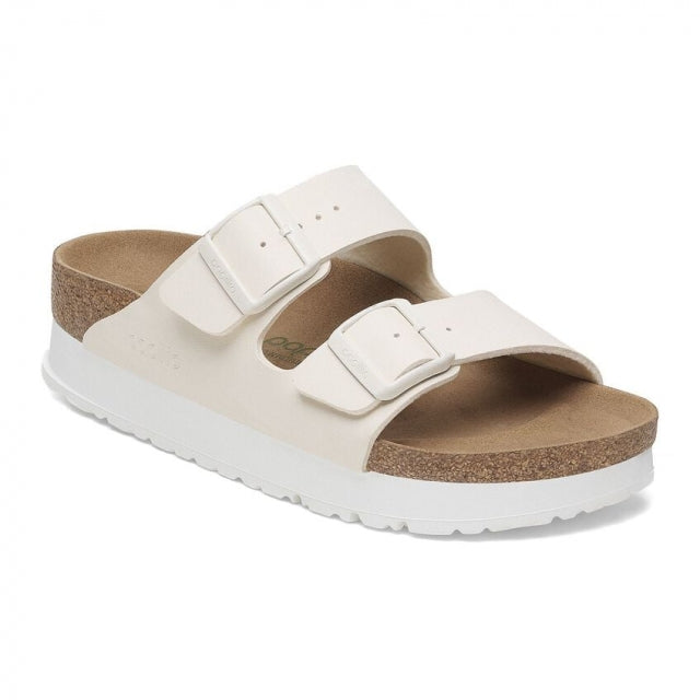 Birkenstock Arizona Flex Platform Birko-flor Eggshell