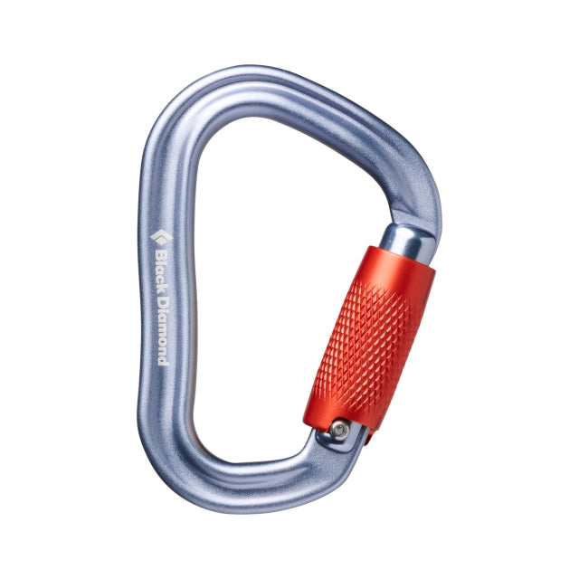 Black Diamond Vaporlock Twistlock Carabiner Gray