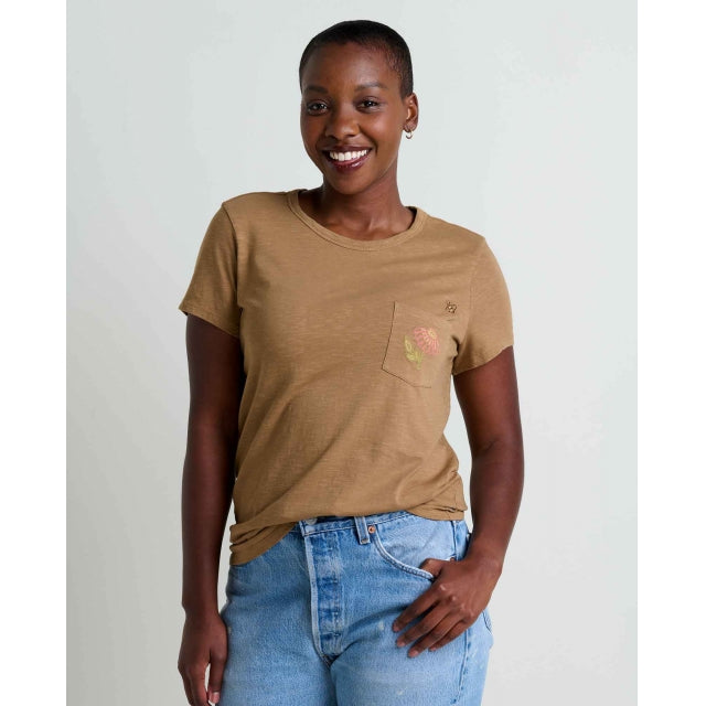 Women's Primo SS Crew Embroidered