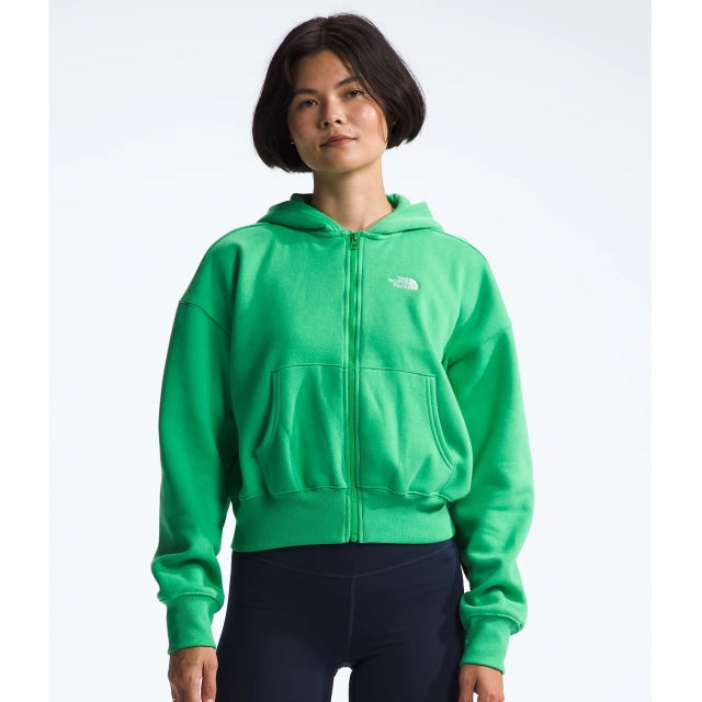 The North Face Womens Evolution Full Zip Duck Green