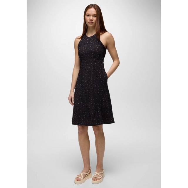 Prana Womens Jewel Lake Summer Dress Black Springtime