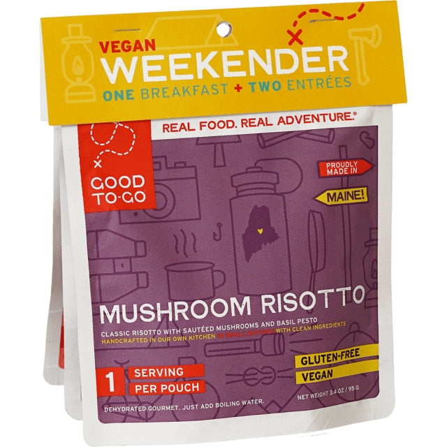 Good To-go Vegan Weekender Yellow - (Risotto, Oatmeal, Marinara)
