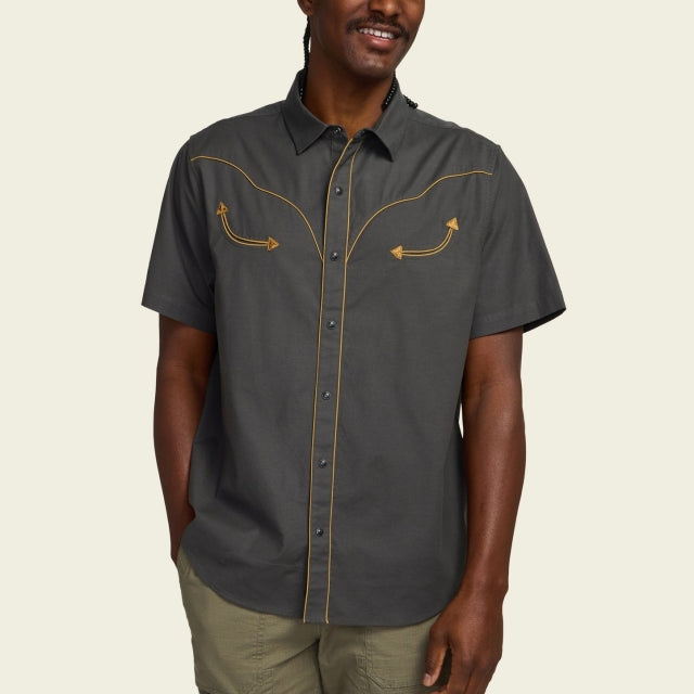 Howler Brothers Broncbuster Snapshirt Antique Black