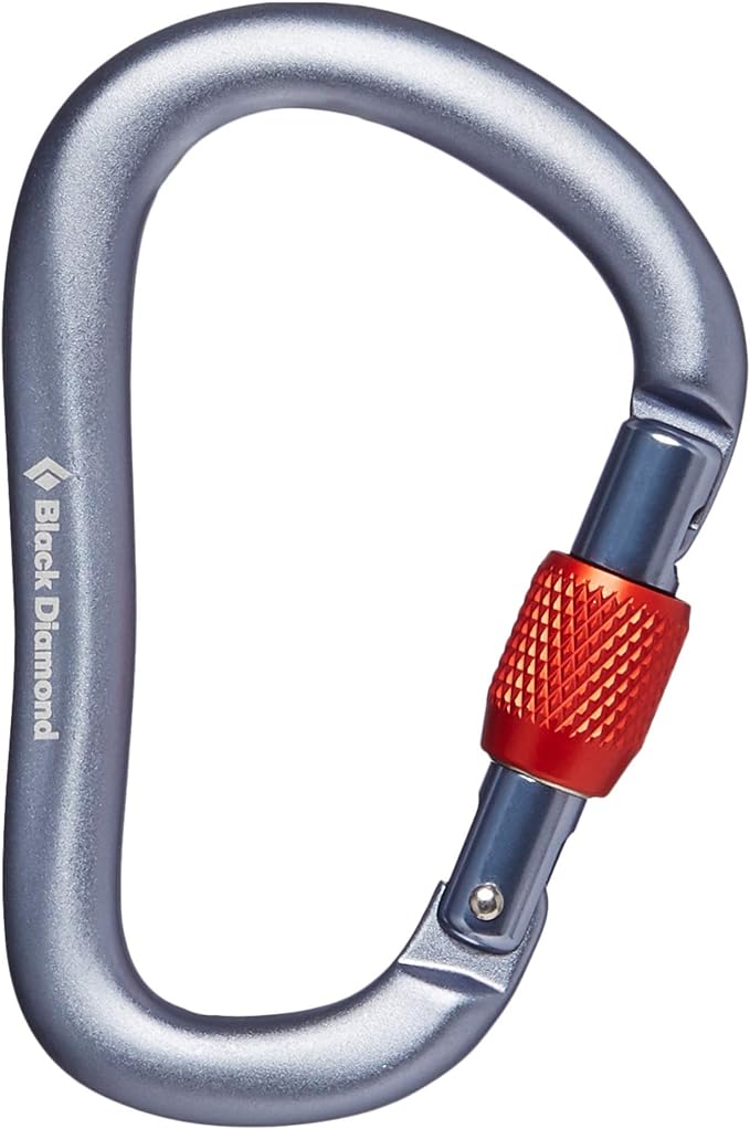 Black Diamond Rocklock Triple Lock Carabiner Gray