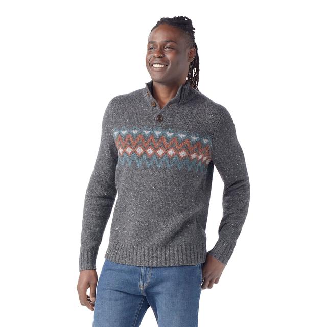 Smartwool Mens Heavy Henley Sweater Charcoal Heather