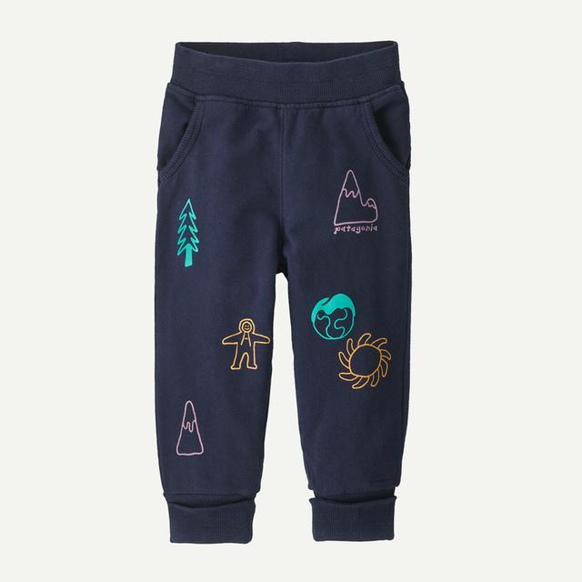 Patagonia Baby Sweatpants Winter World: New Navy