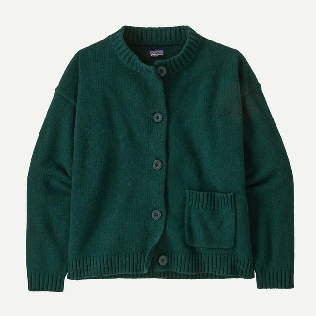 Patagonia Recycled Wool Sweater Jacket Cascade Green