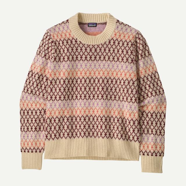 Patagonia Recycled Wool-blend Crewneck Sweater Starlight: Dark Natural