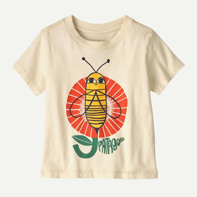 Patagonia Baby Graphic T Shirt Undyed Natural