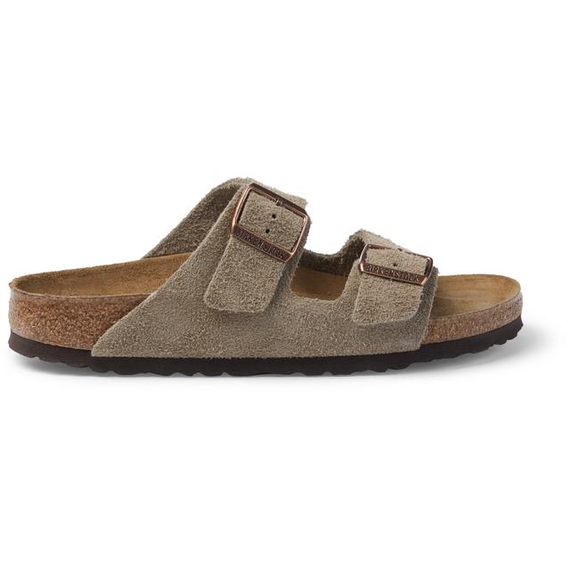 Birkenstock Arizona Soft Footbed Suede Leather Taupe