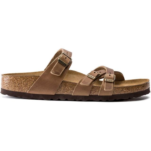 Birkenstock Franca Oiled Leather Tobacco Brown