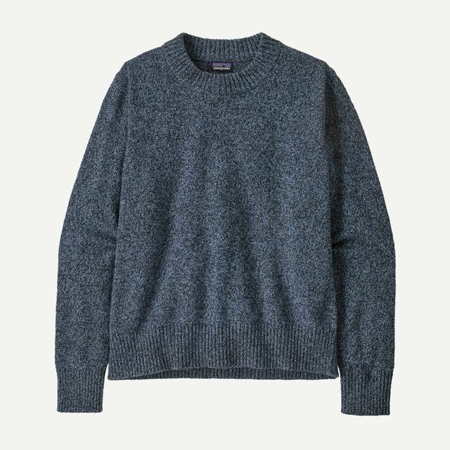 Patagonia Recycled Wool-blend Crewneck Sweater Sunken Blue