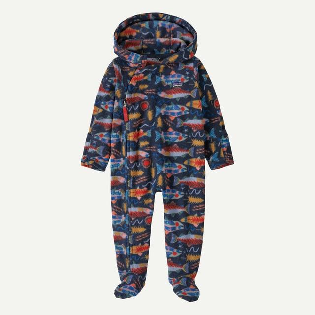 Patagonia インファント・マイクロD・バンティング Salmon Energy: New Navy