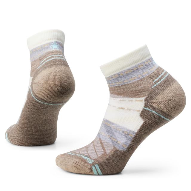 Smartwool Womens Hike Light Cushion Margarita Ankle Socks Natural