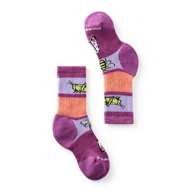 Kids' Hike Full Cushion Garden Bugs Pattern Crew Socks
