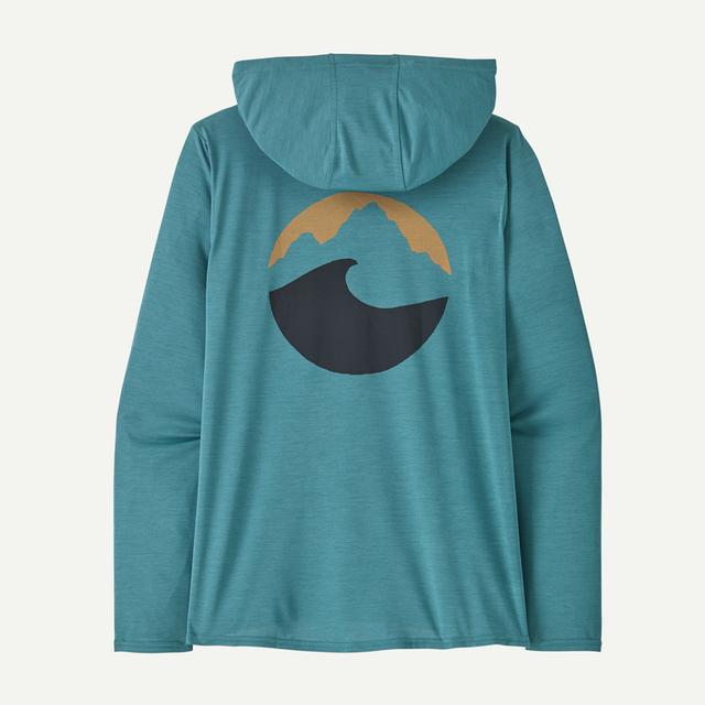 Patagonia Womens Cap Cool Daily Graphic Hoody Wetland Blue