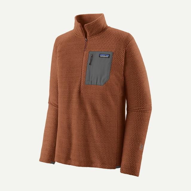 Patagonia Mens R1 Air Zip Neck Robin Brown