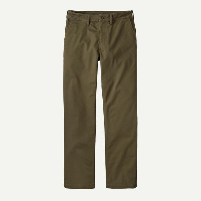 Patagonia Twill Traveler Chino Pants - Long Basin Green