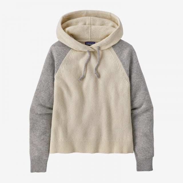 Women's Recycled Wool-Blend Hooded P/O Sweater